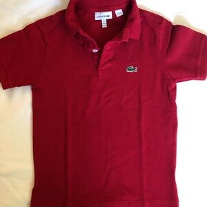 Lacoste Kids Polo in Rich Red
